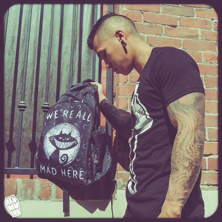 We're All Mad Here Back Pack