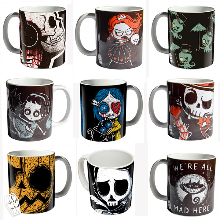 Creepy Goth Mugs