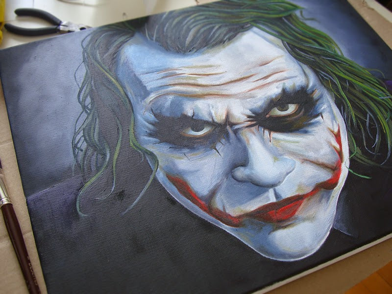 My First Oil Painting :: The Joker