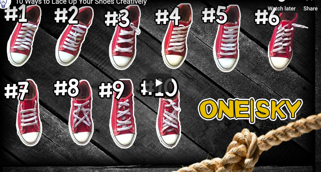 How to Lace Your Converse Chuck Taylor Shoes