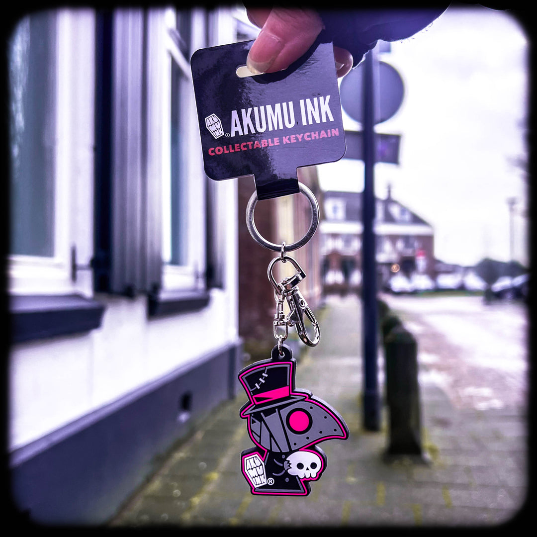 Plague Doctor Keychain – Akumu Ink Clothing - Main Image