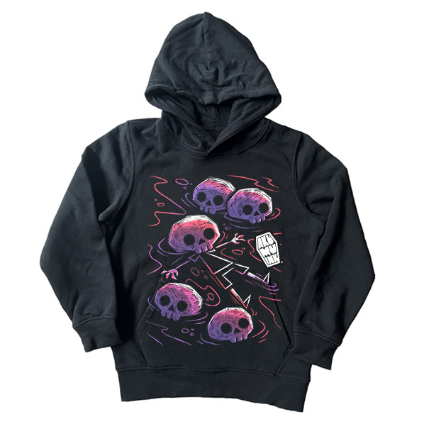 Swim With Me Kids Hoodie Akumu Ink Clothing