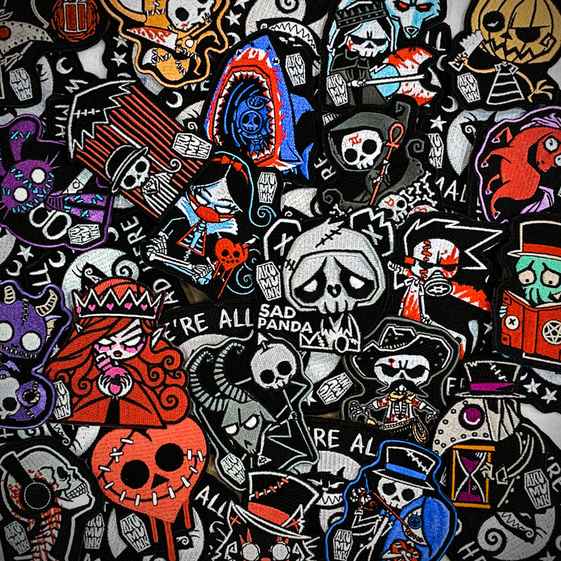 Cool Iron on Patches Graffiti Street Art Inspired Clothing