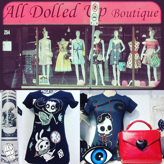 All Dolled Up Boutique Ottawa Canada Akumu Ink Clothing