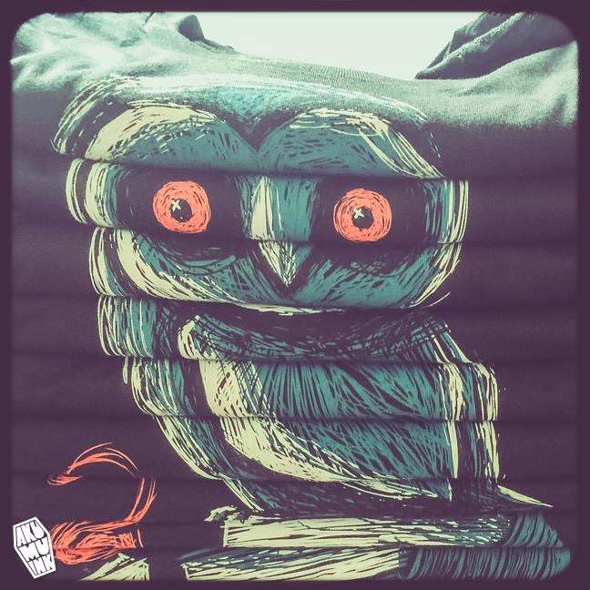 Stack of Owl Tshirts