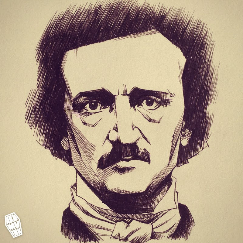 Edgar Allan Poe Sketch
