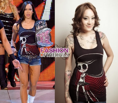 AJ LEE WEARING TOKYO NIGHTMARE