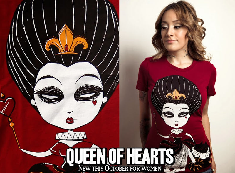 Queen of Hearts Tshirt Preview