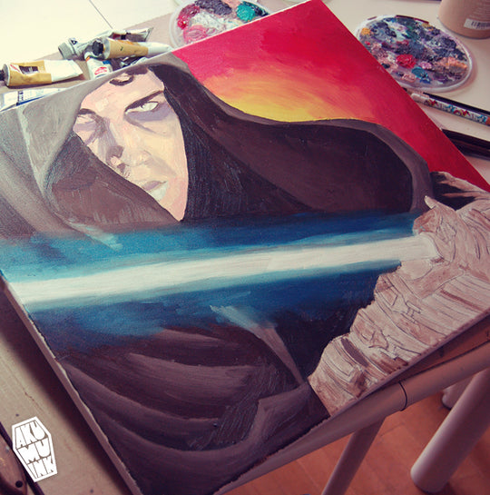 Star Wars-Ölgemälde :: WiP 2