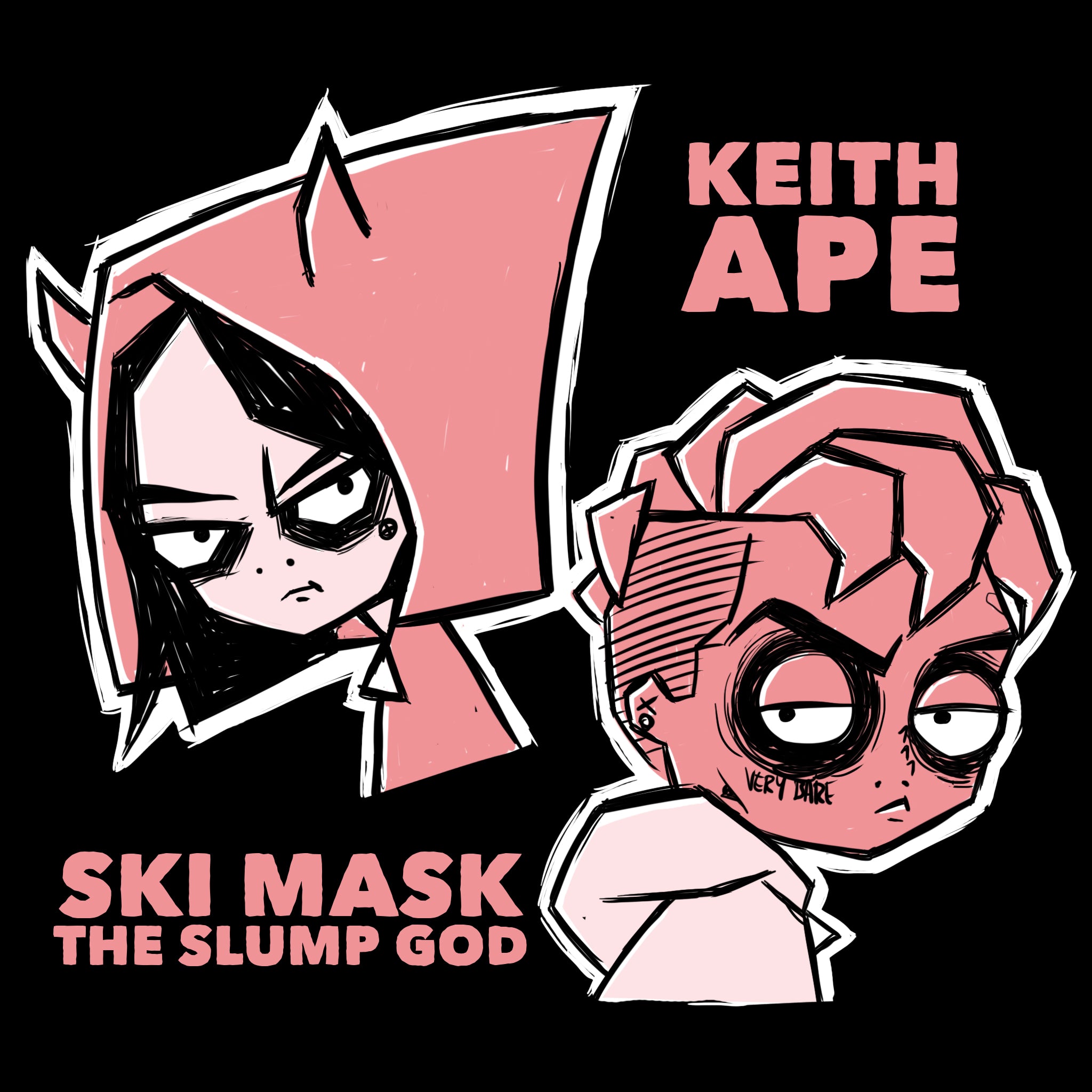 håndtering plejeforældre Ældre borgere Keith Ape x Ski Mask The Slump God "ACHOO!" – Akumu Ink Clothing