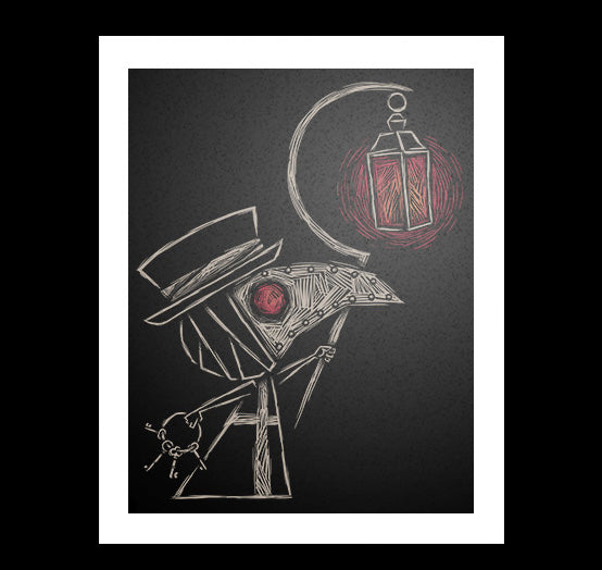 Plague Seeker Artwork – gothic art by Akumu Ink, alt fashion art from Akumu Ink Clothing