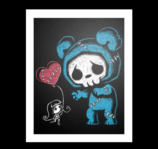 A Balloon a Day Artwork – gothic art by Akumu Ink, alt fashion art from Akumu Ink Clothing