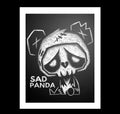 Sad Panda Artwork – gothic art by Akumu Ink, alt fashion art from Akumu Ink Clothing