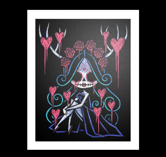 To Those I Left Behind Artwork – gothic art by Akumu Ink, alt fashion art from Akumu Ink Clothing