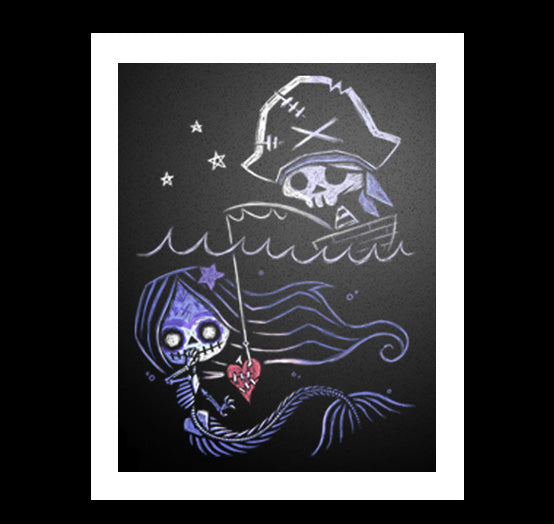 Waiting for Eternity Artwork – gothic art by Akumu Ink, alt fashion art from Akumu Ink Clothing