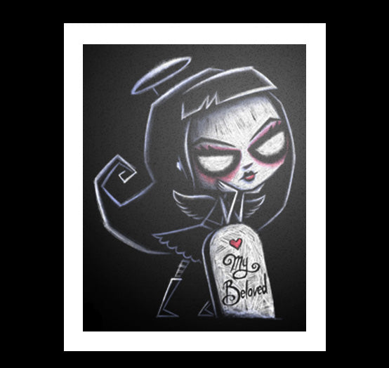 My Beloved Artwork – gothic art by Akumu Ink, alt fashion art from Akumu Ink Clothing