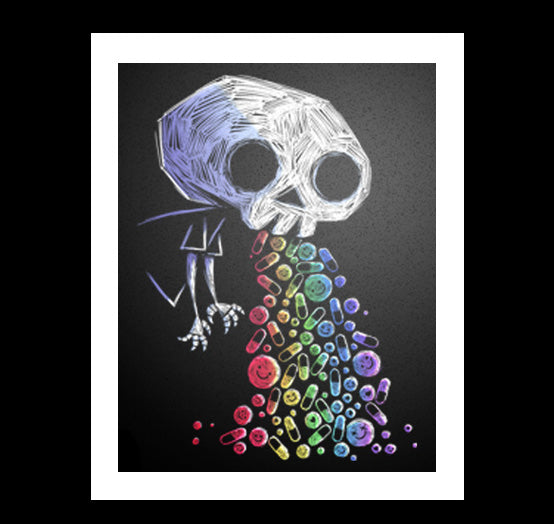 Poison Candy Artwork – gothic art by Akumu Ink, alt fashion art from Akumu Ink Clothing