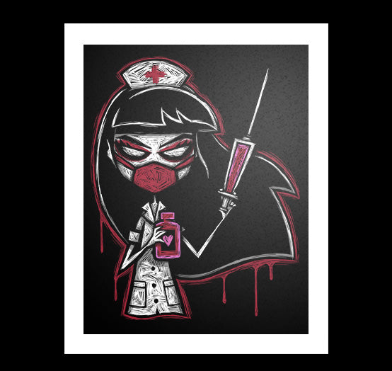 The Cure Artwork – gothic art by Akumu Ink, alt fashion art from Akumu Ink Clothing