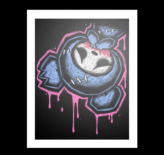 Looking For Trouble Artwork – gothic art by Akumu Ink, alt fashion art from Akumu Ink Clothing