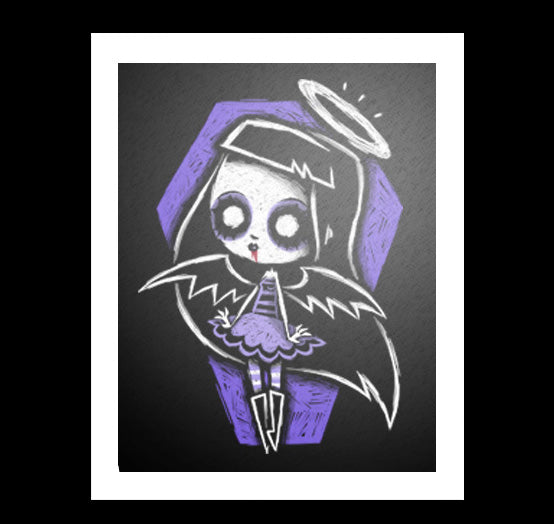 Not So Innocent Artwork – gothic art by Akumu Ink, alt fashion art from Akumu Ink Clothing