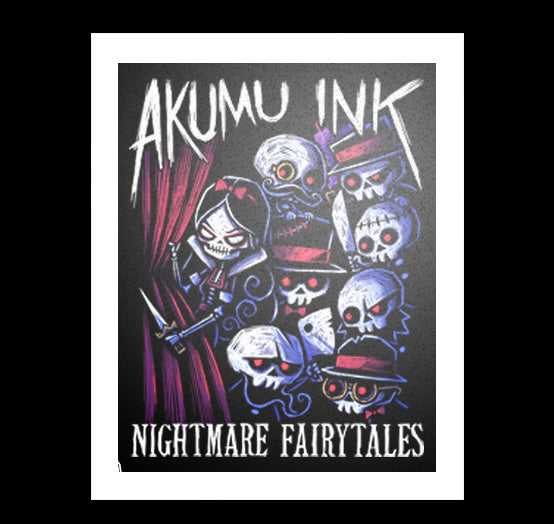 Nightmare Fairytales: Snow White Artwork – gothic art by Akumu Ink, alt fashion art from Akumu Ink Clothing