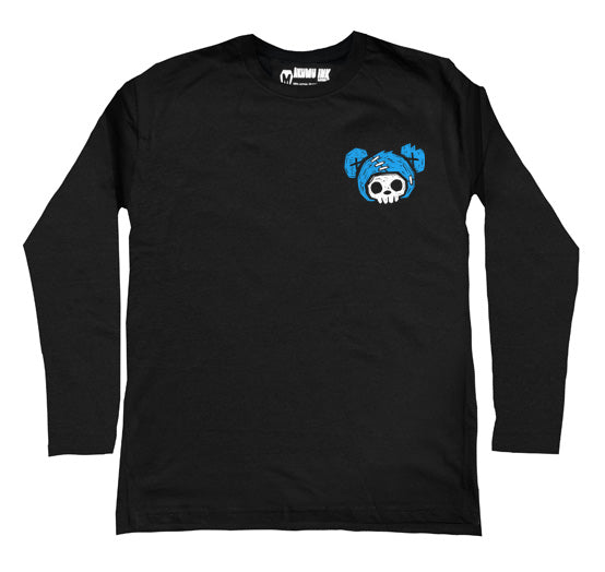 Blue Bear Logo Men Long Sleeve Tshirt