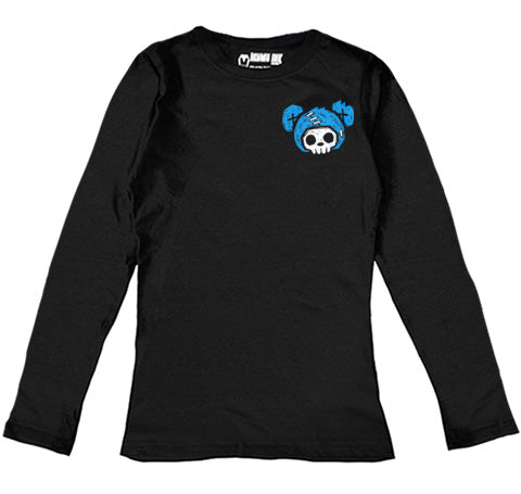 Blue Bear Logo Women Long Sleeve Tshirt