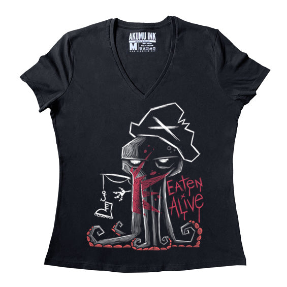 Eaten Alive Damen V-Ausschnitt 