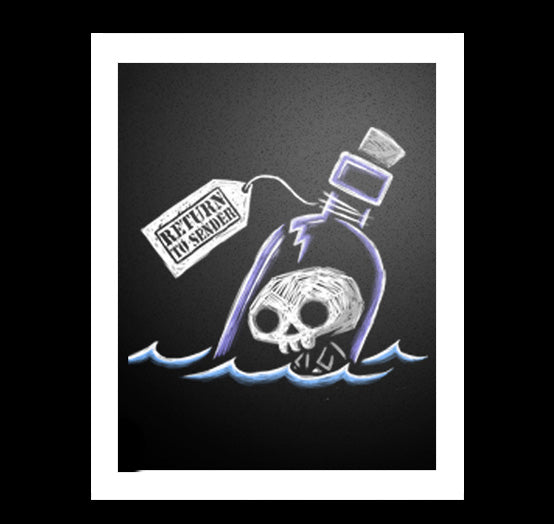 Return to Sender Artwork – gothic art by Akumu Ink, alt fashion art from Akumu Ink Clothing