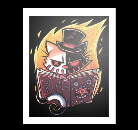 The Summoner Artwork – gothic art by Akumu Ink, alt fashion art from Akumu Ink Clothing