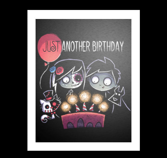 Just Another Birthday Artwork – gothic art by Akumu Ink, alt fashion art from Akumu Ink Clothing