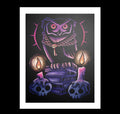 The Owl's Crypt Artwork – gothic art by Akumu Ink, alt fashion art from Akumu Ink Clothing