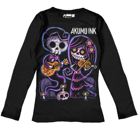 Haunting Melodies Women Long Sleeve Tshirt