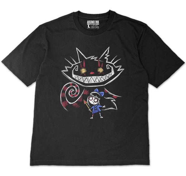 Cheshire in Hell Oversized Unisex Tshirt