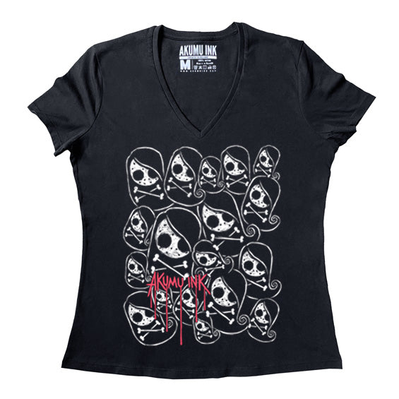 Akumu Ink Women Shirts, goth Women Shirts, skull Women Shirts, 