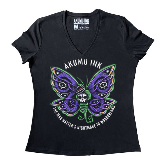 Butterfly in Wonderland Women Vneck