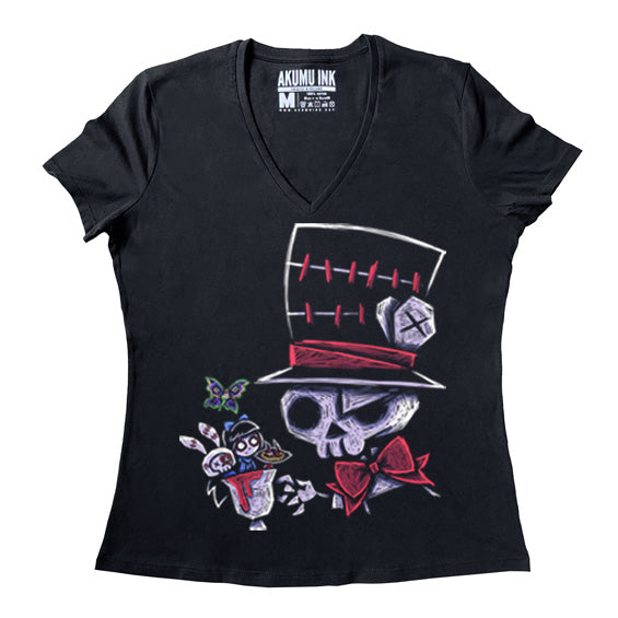 Mad Hatter's Nightmare Women Vneck