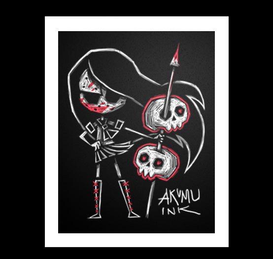 Tokyo the Impaler Artwork – gothic art by Akumu Ink, alt fashion art from Akumu Ink Clothing