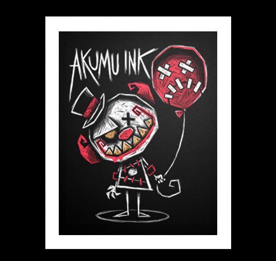 Same Joke Different Day Artwork – gothic art by Akumu Ink, alt fashion art from Akumu Ink Clothing