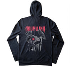 Nevermore Hoodie – gothic long sleeve by Akumu Ink Clothing, alt fashion art from Akumu Ink Clothing
