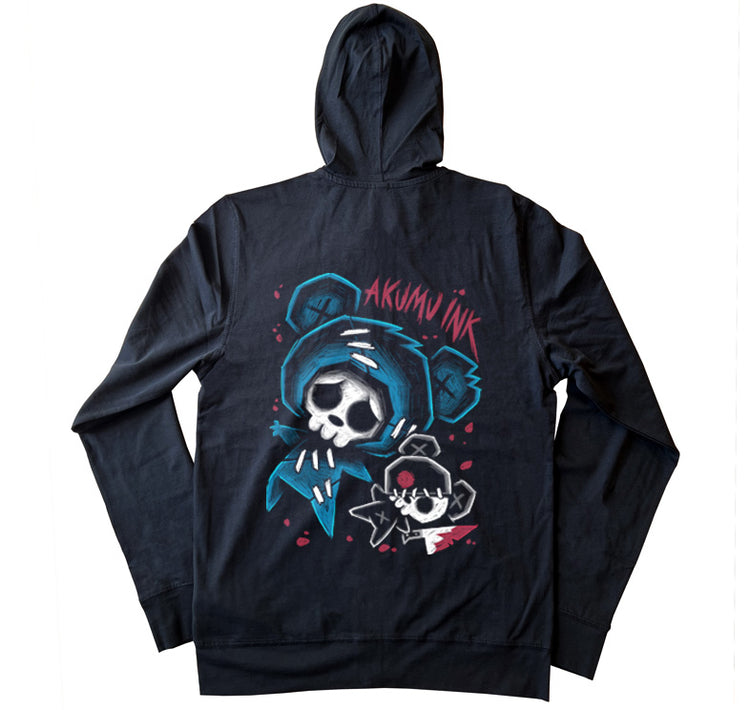 The Culprits Hoodie – gothic long sleeve by Akumu Ink Clothing, alt fashion art from Akumu Ink Clothing