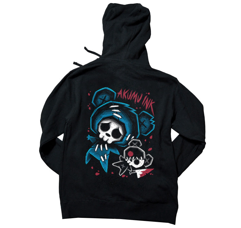 The Culprits Hoodie – gothic long sleeve by Akumu Ink Clothing, alt fashion art from Akumu Ink Clothing