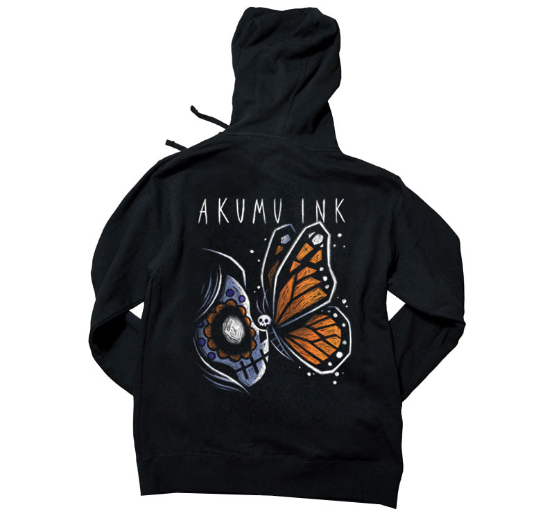 Metamorphosis Hoodie – gothic long sleeve by Akumu Ink Clothing, alt fashion art from Akumu Ink Clothing