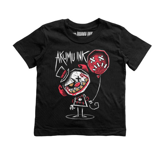 Same Joke Different Day Kids Tee – gothic tshirt by Akumu Ink, alt fashion art from Akumu Ink Clothing