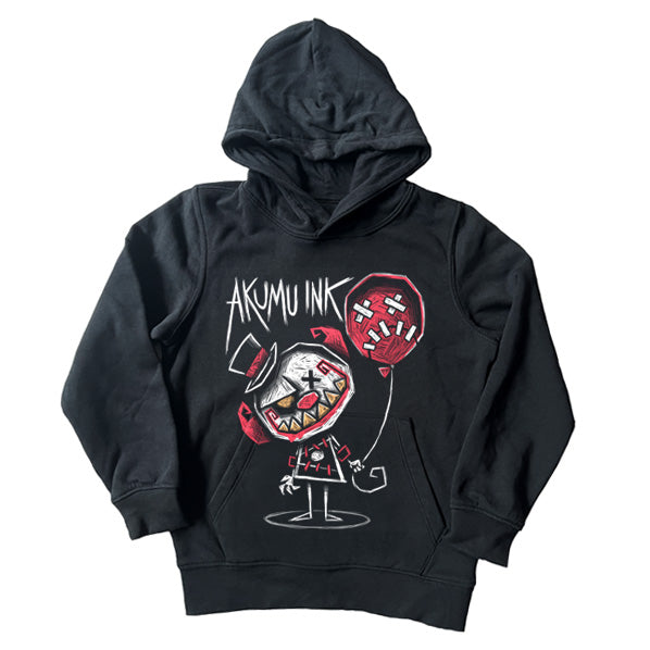 Same Joke Different Day Kids Hoodie – gothic tshirt by Akumu Ink, alt fashion art from Akumu Ink Clothing