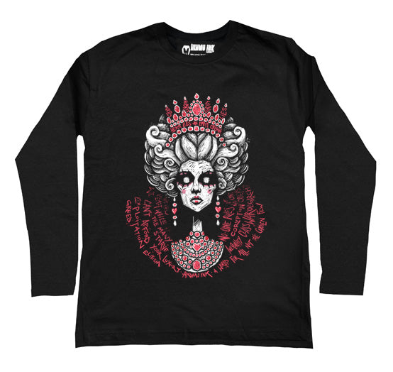 Elite Illusions Men Long Sleeve Tshirt – gothic Men Shirts by Akumu Ink, alt fashion art from Akumu Ink Clothing
