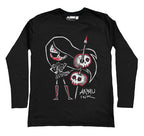 Tokyo the Impaler Men Long Sleeve Tshirt – gothic Men Shirts by Akumu Ink, alt fashion art from Akumu Ink Clothing