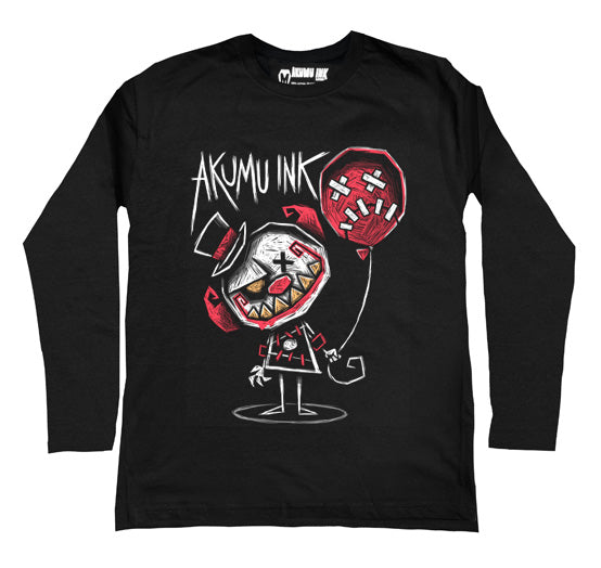 Same Joke Different Day Men Long Sleeve Tshirt – gothic Men Shirts by Akumu Ink, alt fashion art from Akumu Ink Clothing