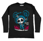 Bear-Trapped Men Long Sleeve Tshirt – gothic Men Shirts by Akumu Ink, alt fashion art from Akumu Ink Clothing