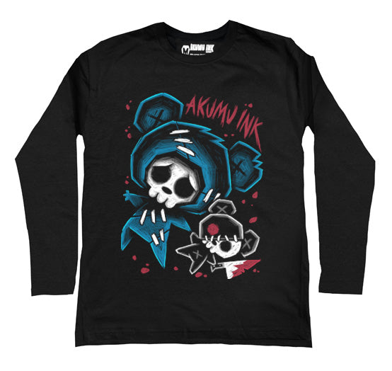 The Culprits Men Long Sleeve Tshirt – gothic Men Shirts by Akumu Ink, alt fashion art from Akumu Ink Clothing